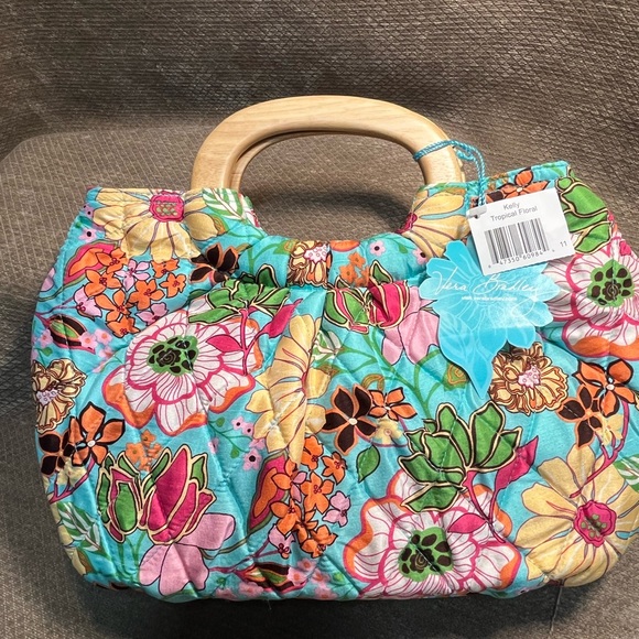 Vera Bradley Handbags - Vera Bradley Limited Edition Silk Kelly Tropical Floral
